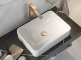 HANSGROHE AddStoris Glashalter Wandmontage Chrom – Mattglas Zahnputzbecher-Halter mit verdeckter Befestigung