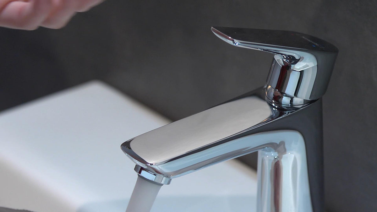 HANSGROHE Talis E Einhebel-Waschtischmischer 110 mit Ablaufgarnitur, chrom – ComfortZone, 5 l/min