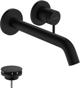 HANSGROHE Tecturis S Einhebel-Waschtischmischer Unterputz Wandmontage 225 mm chrom