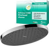 Hansgrohe Activera S Kopfbrause 240 1jet EcoSmart – Chrom, 240 mm, Rain, FlexPower