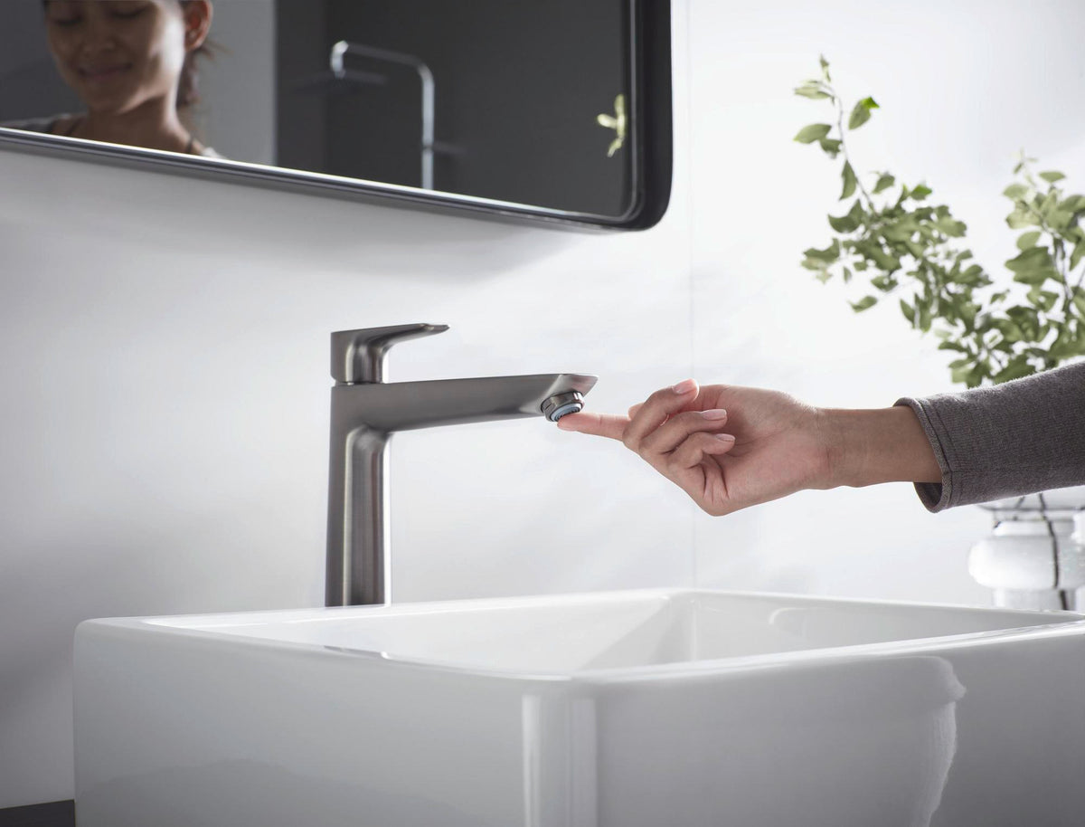 HANSGROHE Talis E Einhebel-Waschtischmischer 240 mit Zugstangen-Ablaufgarnitur, chrom