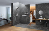 Hansgrohe Rainfinity Porter 500 Schlauchanschluss chrom mit Ablage L und Brausehalter