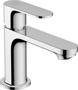 HANSGROHE Rebris S 80 Einhebel-Waschtischmischer CoolStart mattschwarz mit Ablaufgarnitur