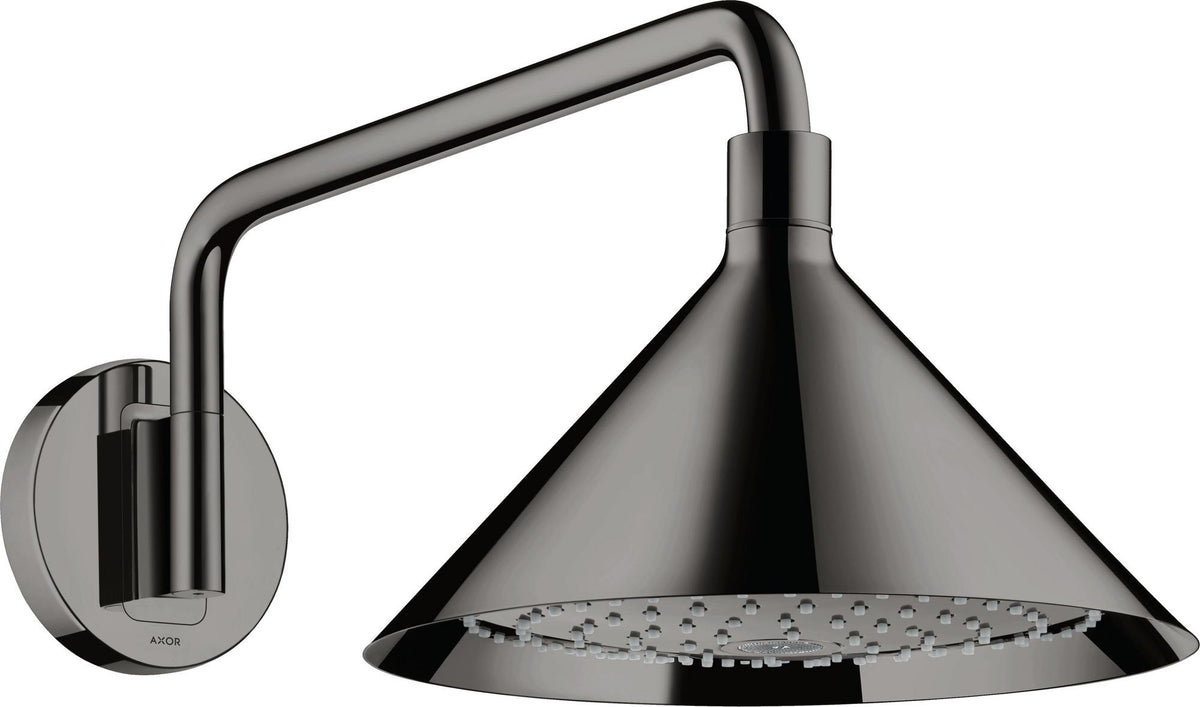 AXOR Kopfbrause 240 2jet von Hansgrohe – 279 mm, Chrom, 2 Strahlarten, Wandmontage