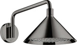 AXOR Kopfbrause 240 2jet von Hansgrohe – 279 mm, Chrom, 2 Strahlarten, Wandmontage
