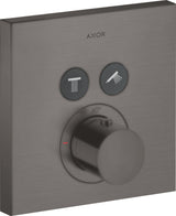 AXOR ShowerSelect Square UP Thermostat für 2 Verbraucher – Chrom, eckig, Select-Button