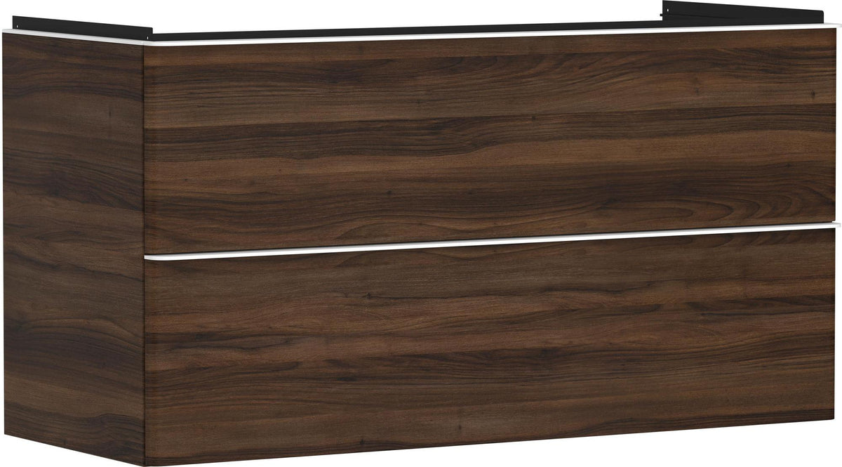 HANSGROHE Xelu Q Waschtischunterschrank 1180 mm weiß hochglanz mit 2 Schubkästen und SoftClose
