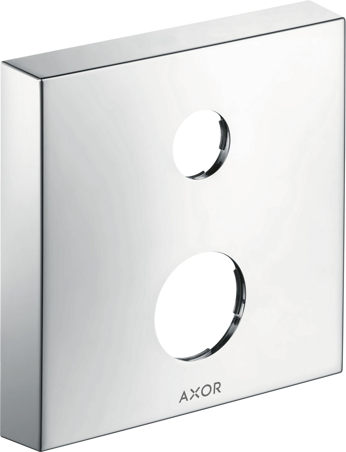 AXOR Verlängerungsrosette eckig 2-Loch Chrom – 170 mm, 33 mm Verlängerung für geringe Einbautiefe