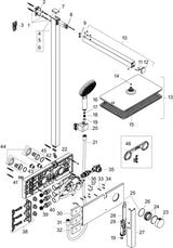 HANSGROHE Duschsystem Raindance Alive Q 2jet EcoSmart mit ShowerSelect Comfort Thermostat
