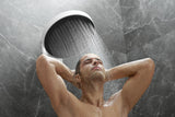 HANSGROHE Kopfbrause Rainfinity 360 3jet Wandmontage Chrom – 3 Strahlarten & Antikalk
