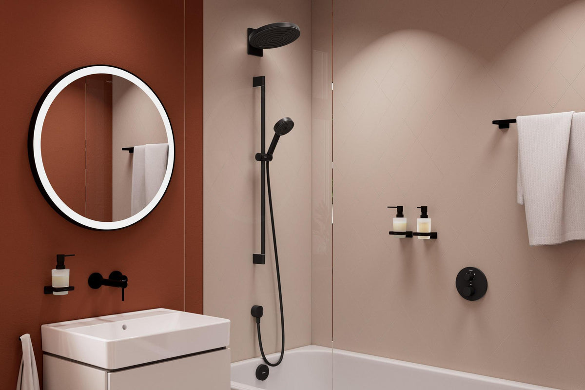 HANSGROHE Pulsify S Kopfbrause 260 mm – PowderRain Strahl, chrom, wand- oder deckenmontierbar