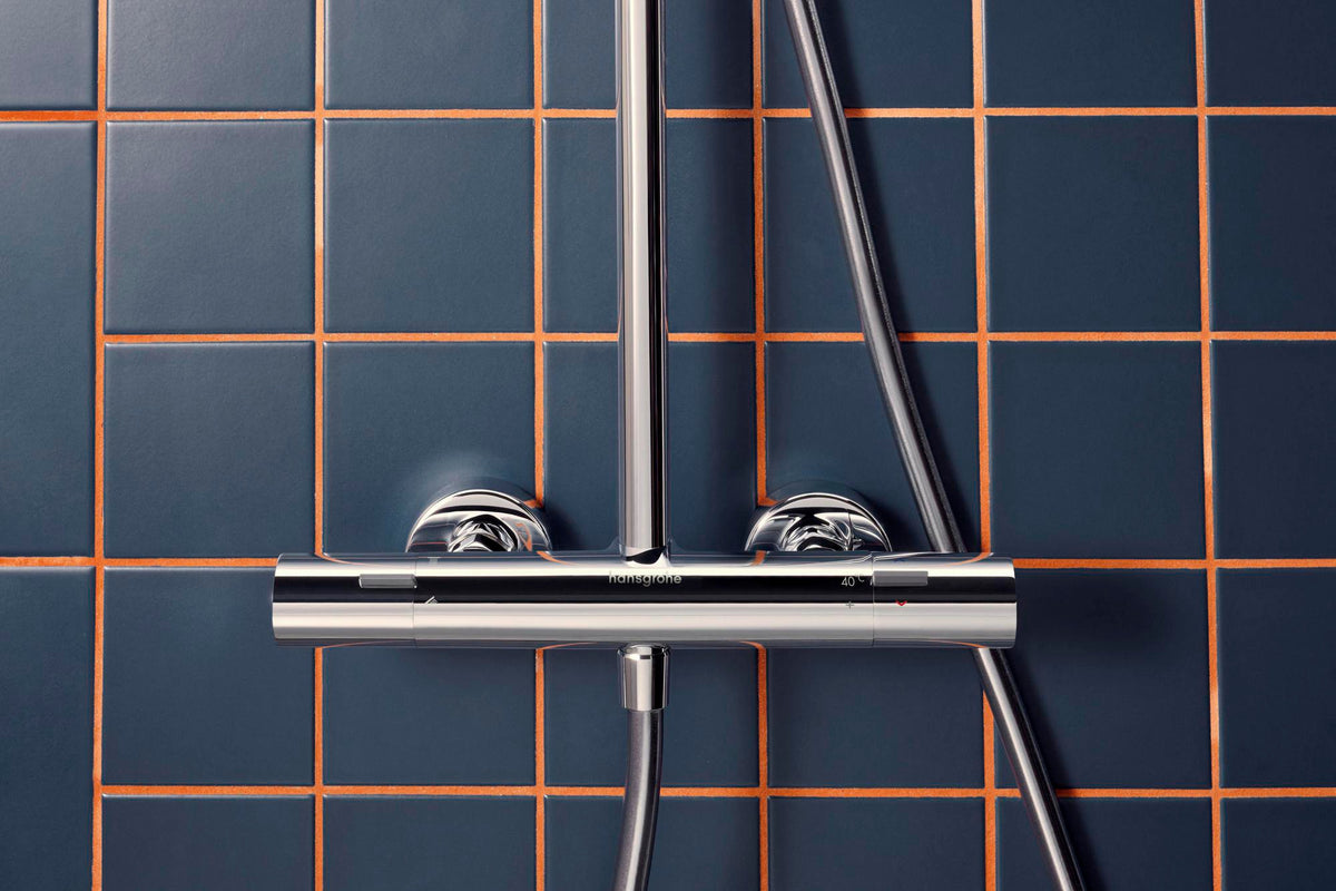 HANSGROHE Activera S Showerpipe 240 1jet EcoSmart mit Ecostat Fine – Chrom