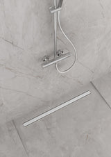HANSGROHE RainDrain Compact Duschrinne 1200 mm Edelstahl Komplettset