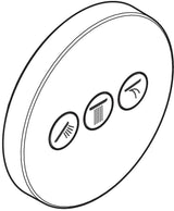 HANSGROHE ShowerSelect S Unterputz-Ventil für 3 Verbraucher – Chrom, gleichzeitige Nutzung