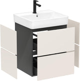 HANSGROHE Xilesa E Waschtischunterschrank 480x470mm, 2 Schubkästen, SoftClose