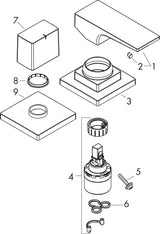 HANSGROHE Metropol Einhebel-Wannenrandmischer DN15 Chrom – 2 Verbraucher, Thermostat, Umsteller