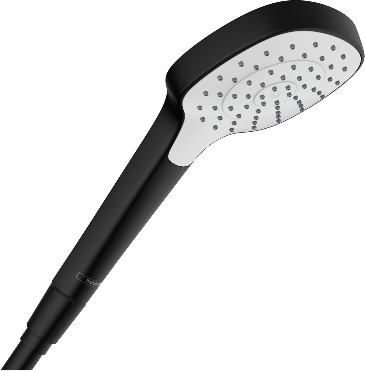 Hansgrohe HG Handbrause CROMA Select E 1jet EcoSmart 9 l/min brushed black – 110 mm Regendusche