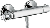 AXOR MONTREUX Brausethermostat Aufputz DN 15 mit Kreuzgriff, chrom