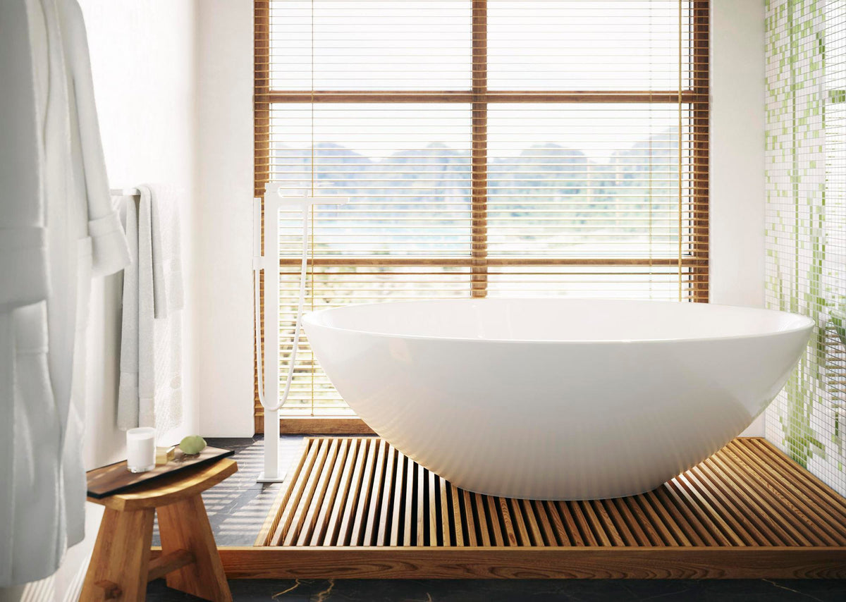 HANSGROHE Metropol Einhebel-Wannenmischer bodenstehend DN15 Chrom mit Stabhandbrause
