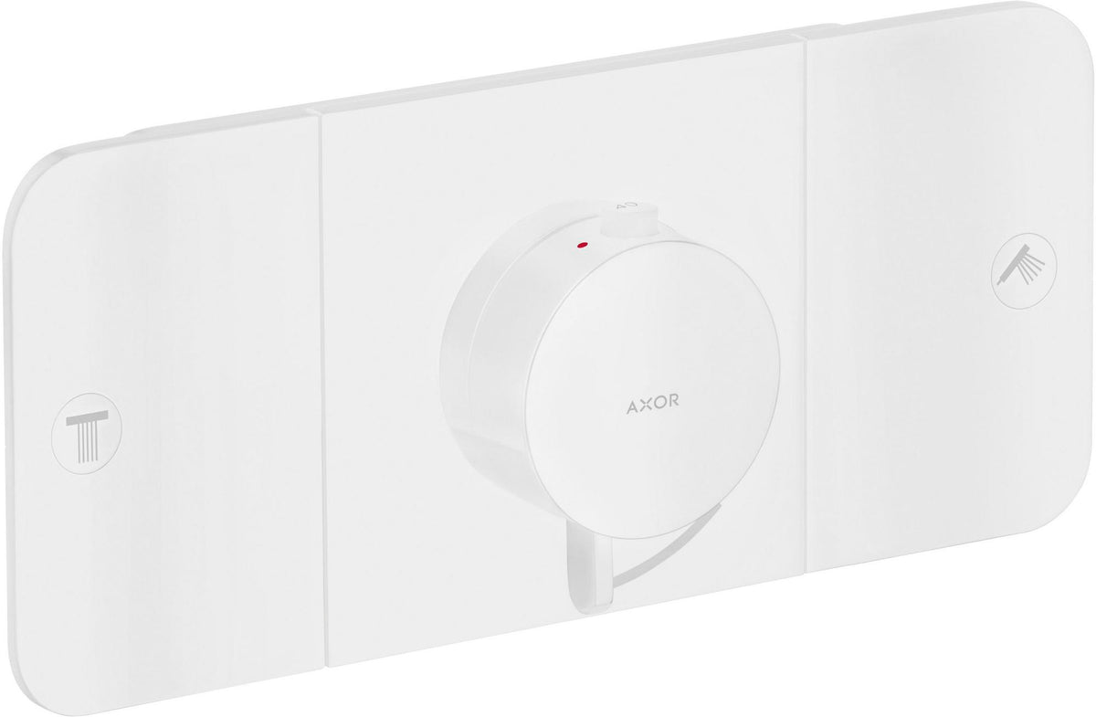 AXOR One Thermostatmodul für 2 Verbraucher mit Select-Tasten und Eco-Funktion – Chrom