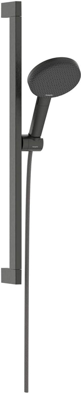 HANSGROHE Raindance Alive Select S 125 Brauseset mit 3 Strahlarten, EcoSmart, Unica 650 mm, Schwarz