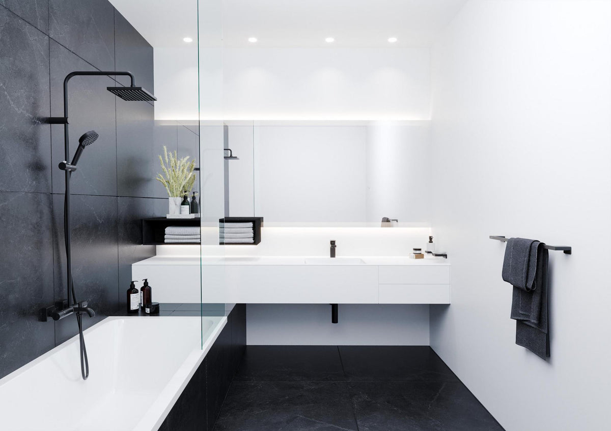 Hansgrohe Designsiphon FLOWSTAR S Chrom – Flaschensiphon DN 32 mit 65–165 mm Verstellweg