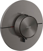HighFlow UP rund brushed black chrome