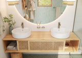 HANSGROHE AddStoris Glashalter Wandmontage Chrom – Mattglas Zahnputzbecher-Halter mit verdeckter Befestigung