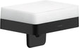 AXOR Universal Softsquare Lotionspender mattschwarz 180 ml Wandmontage mit Glasbehälter