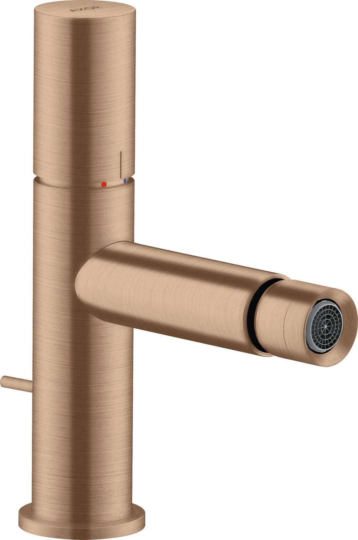 AXOR UNO Einhebel-Bidetmischer von Hansgrohe – Chrom, mit Ablaufgarnitur und Kugelgelenk-Luftsprudler