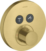 AXOR ShowerSelect Round Thermostat für 2 Verbraucher – Chrom, wandmontiert