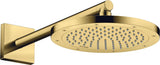 AXOR Brausearm 390 mm DN 15 eckig brushed nickel – Wandmontage