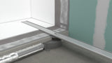 HANSGROHE RainDrain Allround Duschrinne 1200 mm Komplettset – edelstahl gebürstet, höhenverstellbar