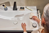 HANSGROHE Xelu Q Waschtischunterschrank 780 mm weiß hochglanz mit 2 Schubkästen