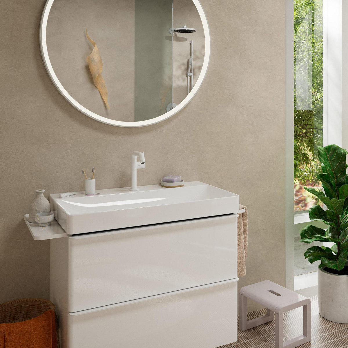 HANSGROHE Tecturis S Einhebel-Waschtischmischer mit CoolStart, 139 mm Ausladung, chrom