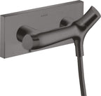 schwarz / brushed black chrome / gebürstet
