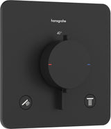 HANSGROHE Ecostat Comfort Q Thermostat UP Fertigset für 2 Verbraucher – Temperatur- und Volumensteuerung