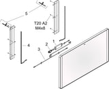 HANSGROHE Xarita Lite Q Wandspiegel 500 mm mit seitlicher LED-Beleuchtung, mattschwarz