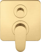 ohne Umsteller / brushed gold optic / Unterputz