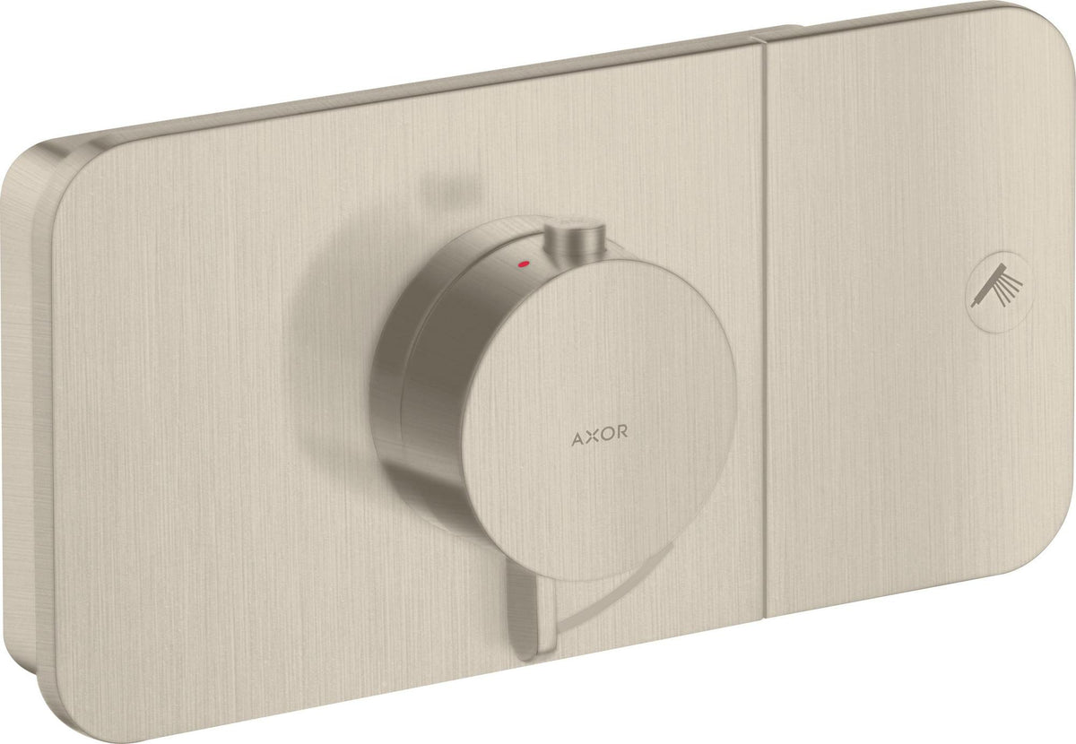 AXOR One Thermostatmodul Unterputz für 1 Verbraucher mit Select-Tasten und Eco-Funktion in Chrom
