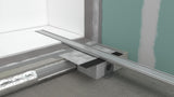 HANSGROHE RainDrain Original Duschrinne Fertigset 1200 mm – rahmenloses Design, Edelstahl gebürstet