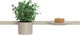 Hansgrohe WallStoris Planet Edition Ablage sand – recycelter Kunststoff, spülmaschinenfest