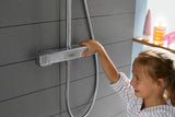 HANSGROHE Showerpipe Croma E 280 1jet Chrom mit Brausethermostat – Duschsystem