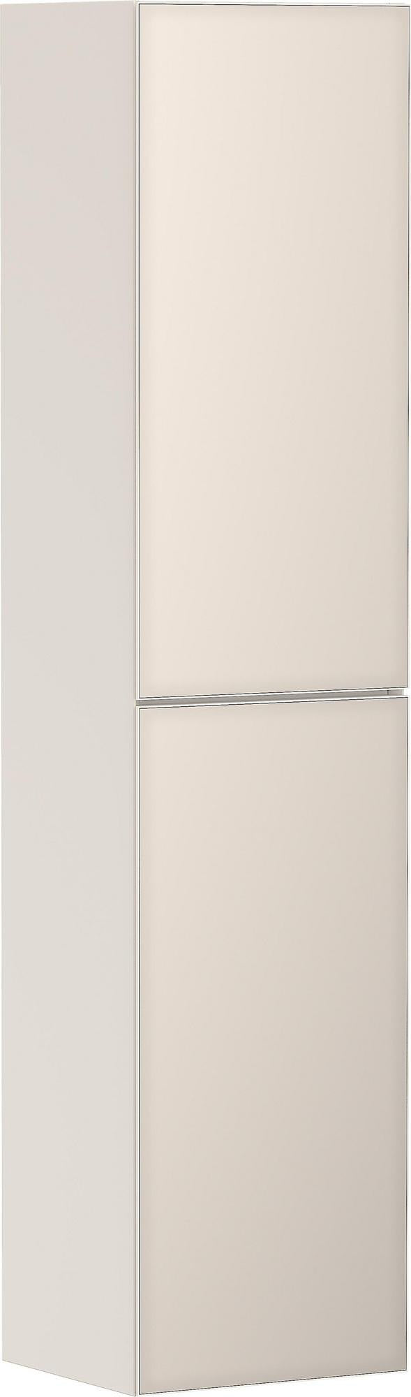 HANSGROHE Hochschrank Xevolos E 1160 mm mit PushOpen, Eiche dunkel/Weiß, grifflos