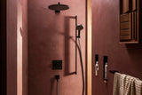 HANSGROHE Brausearm E 390 mm Chrom – Wandmontage mit Rosette