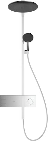 HANSGROHE Raindance Alive S 300 2jet Duschsystem mit Thermostat – Schwarz, 300 mm Kopfbrause
