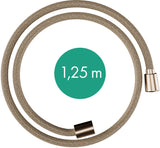 Hansgrohe Designflex Textilbrauseschlauch 125 cm Chrom – Knickgeschützt & Drehwirbel