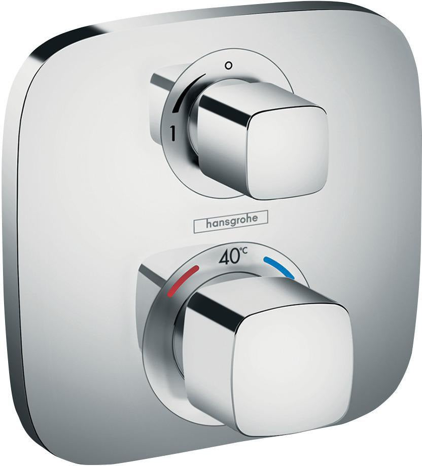 HANSGROHE Ecostat E Unterputz-Thermostat für 1 Verbraucher, chrom, mit Sicherheitssperre