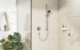 Hansgrohe DuoTurn S Unterputz-Mischer, 1 Verbraucher, Chrom – Einbauteil mit iBox universal 2