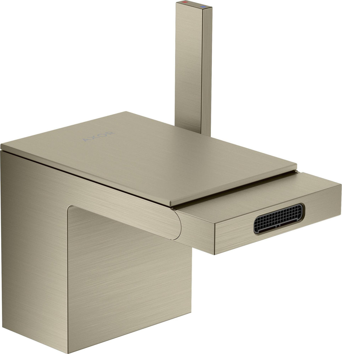 AXOR MyEdition Platte 150 in Leder – Abnehmbare Design-Abdeckung für Waschtischarmaturen
